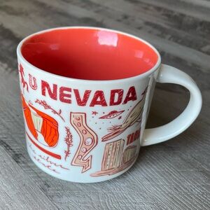 Starbucks Been There Series Nevada State Mug 14 Oz Orange Inside 2019 Coffee Cup